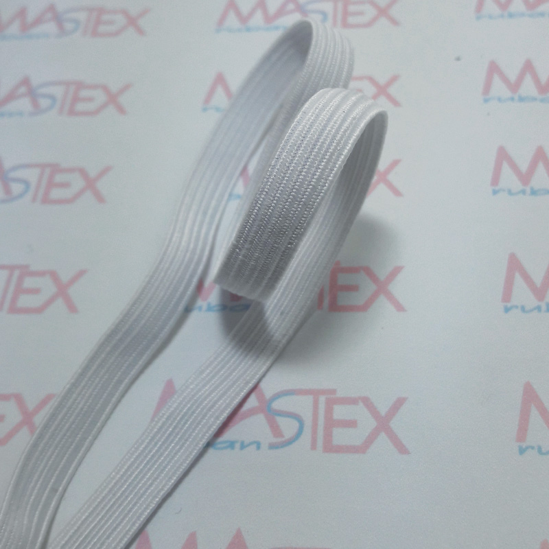 Élastique tressé blanc, différentes largeurs disponibles - MASTEX